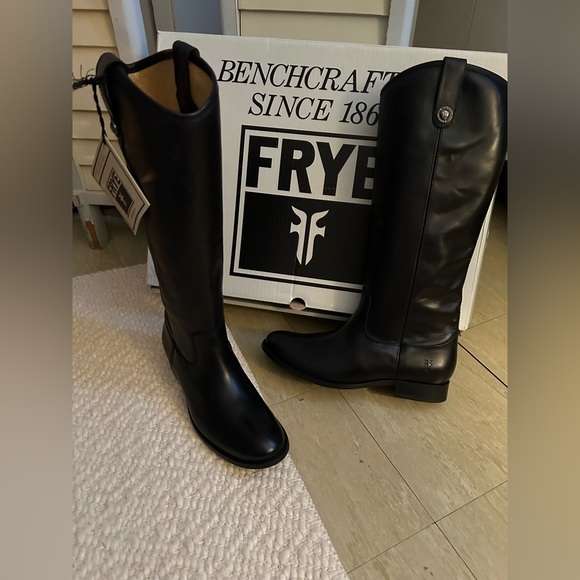 Frye Shoes - Never worn black Frye boots. Size 9